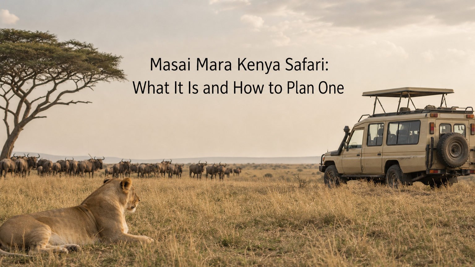 Masai Mara Kenya Safari: What It Is and How to Plan One